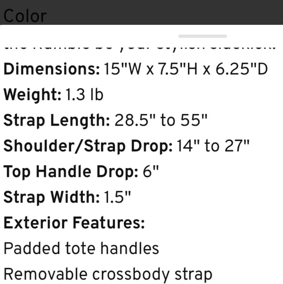 Retailed For $130, Like New Lug Rumble Satchel With Crossbody/Shoulder Strap - Picture 9 of 10